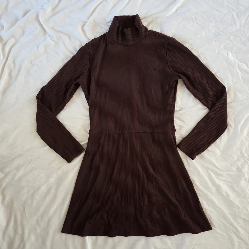 Reformation | Dresses | Reformation Maya Knit Long Sleeve Ribbed Dress
